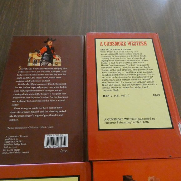 5 Vintage Western Hardback Books Various Authors - Picture 6 of 8